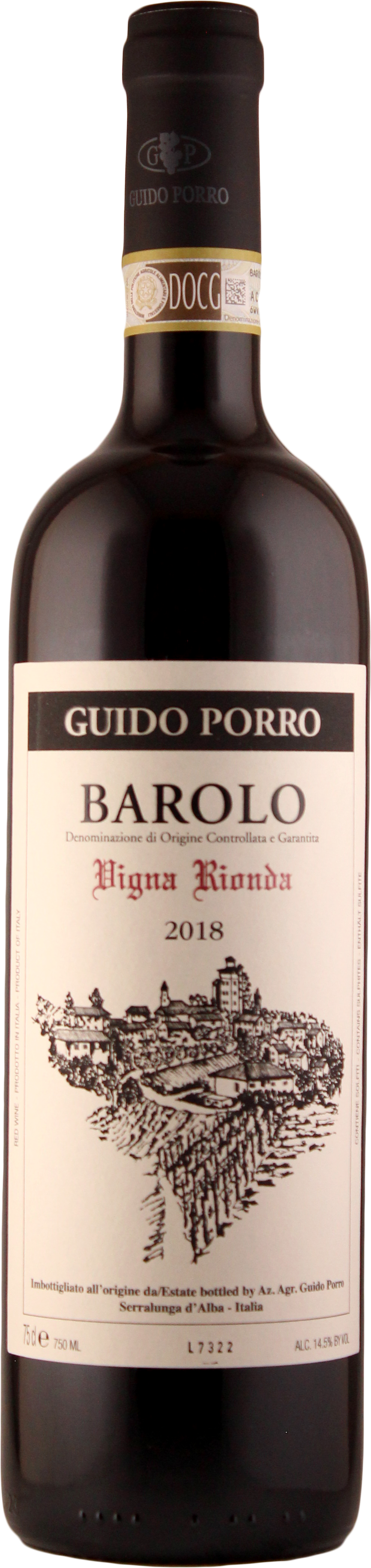 Barolo 'Vigna Rionda' 2018 - Guido Porro/Piemont